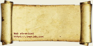 Isidor Dimitrijević vizit kartica